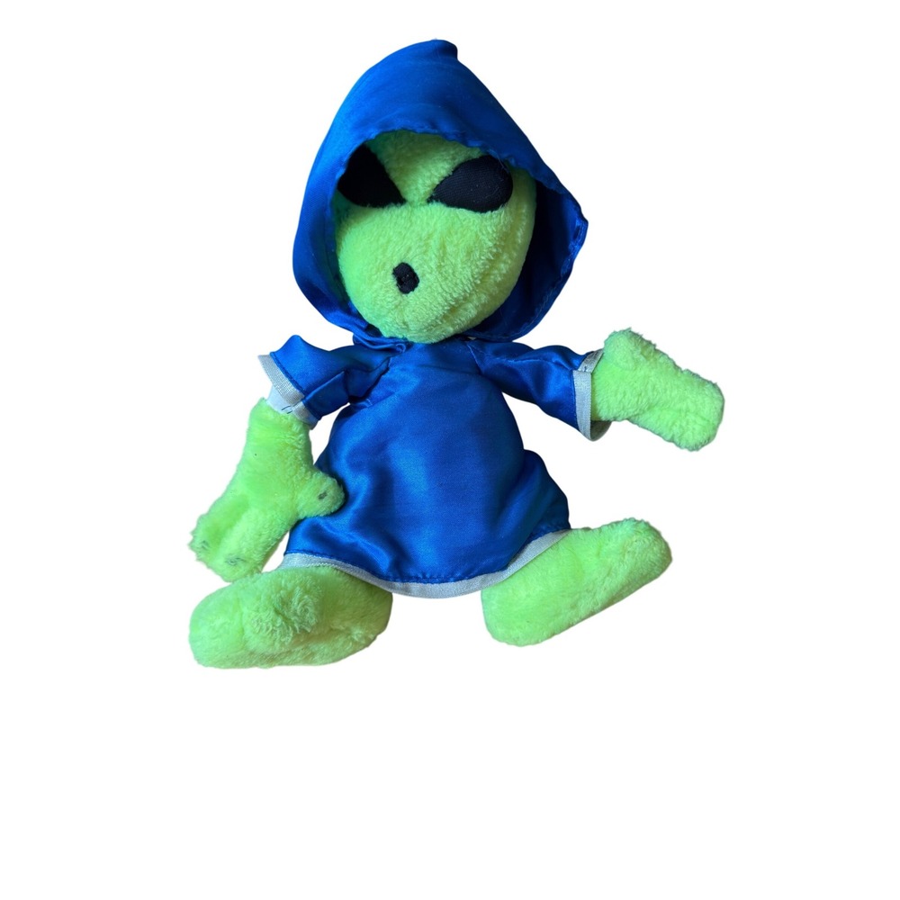 Vintage 1996 Believe the Alien 10"‎ NANCO Blue Robe Plush collectible